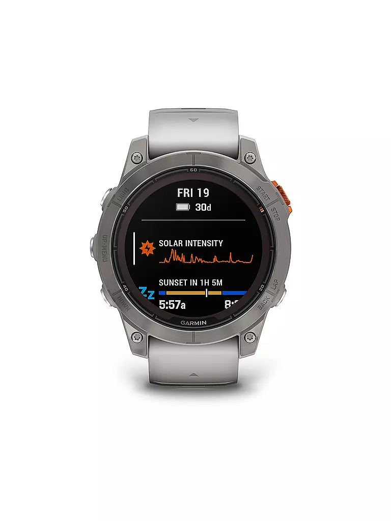 Garmin Gps Sportuhr Fenix Pro Sapphire Solar Silber